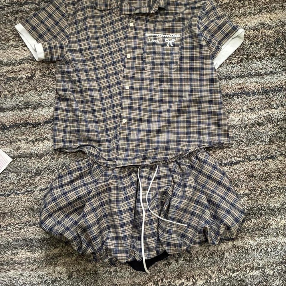 Plaid set SZ S